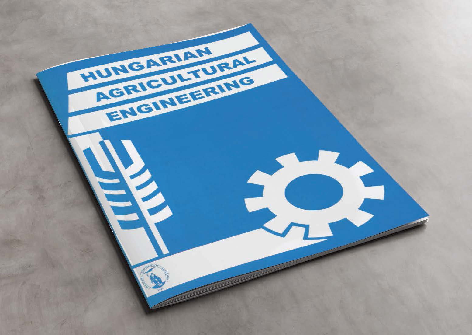 Open Hungarian Agricultural Engineering journal webpage webpage