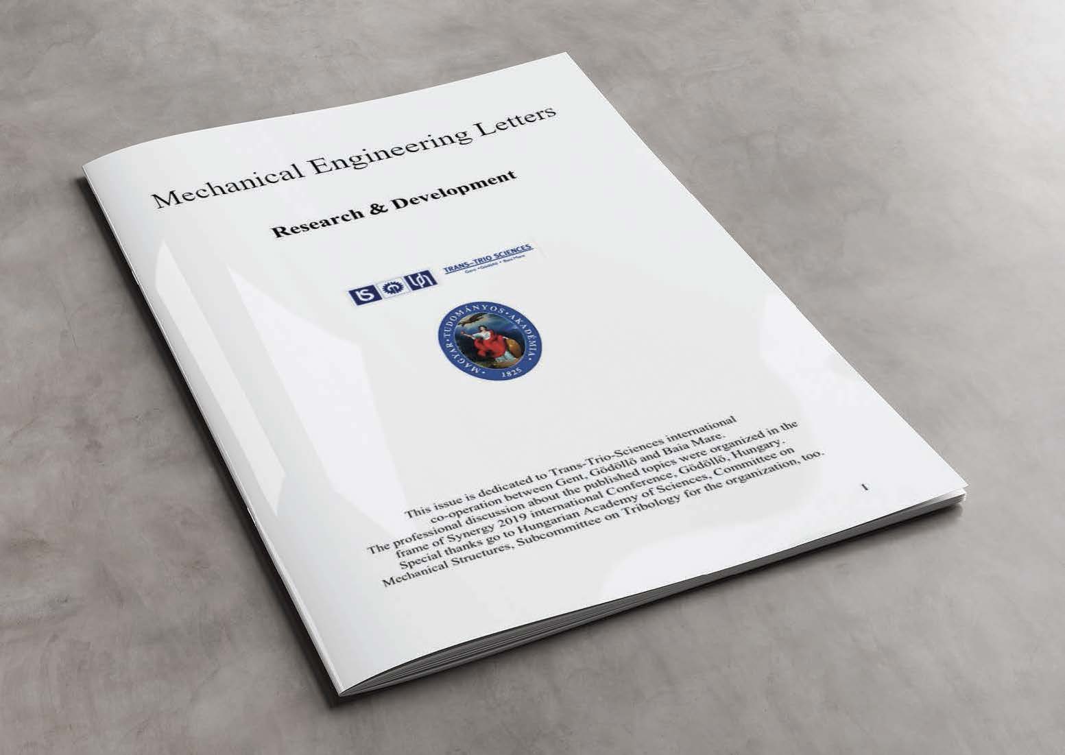 Open Mechanical Engineering Letters journal webpage